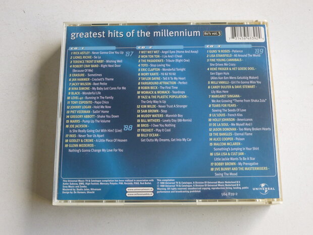 Greatest Hits of the Millennium 80's vol. 3 (3 CD)