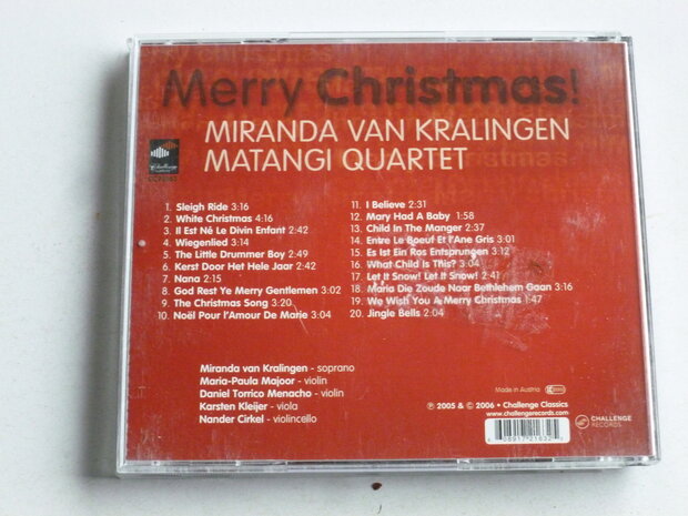 Miranda  van Kralingen / Matangi Quartet - Merry Christmas