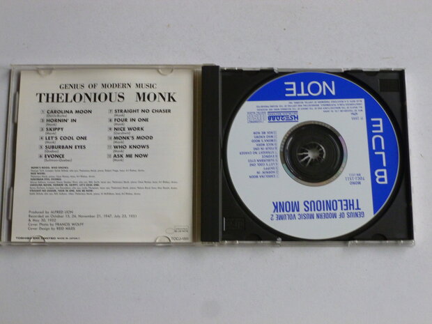 Thelonius Monk - Genius of Modern Music volume two (Japan)