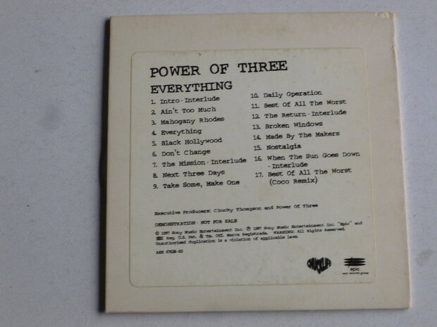 Power of Three - Everything