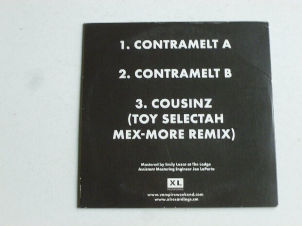 Vampire Weekend - meets toy selectah / Contra Megamelt (CD Single)