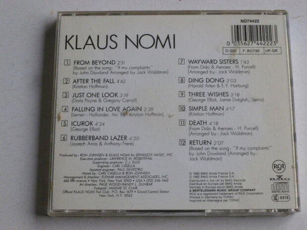 Klaus Nomi - Simple Man