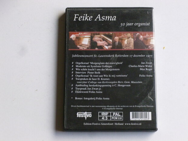 Feike Asma - 50 jaar Organist / Laurenskerk Rotterdam (DVD)