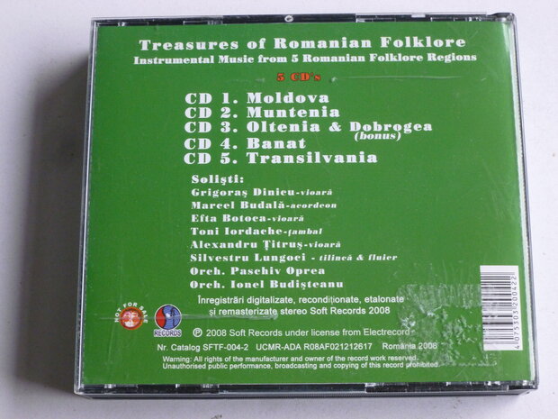 Treasures of Romanian Folklore - Instrumental Music (5 CD)