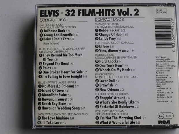 Elvis Presley - 32 Film Hits Vol.2 (2 CD)