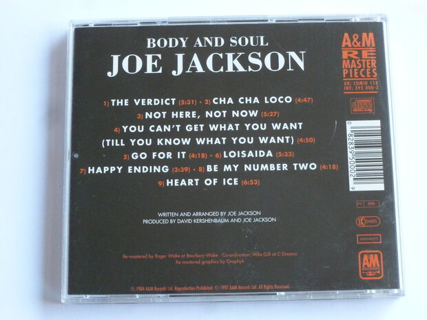 Joe Jackson - Body and Soul