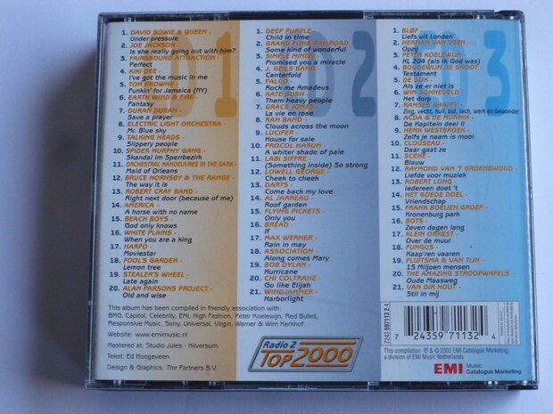 laser Scenario campus Radio 2 Top 2000 (incl Bonus cd Nederlandstalige hits) 3 CD - Tweedehands CD