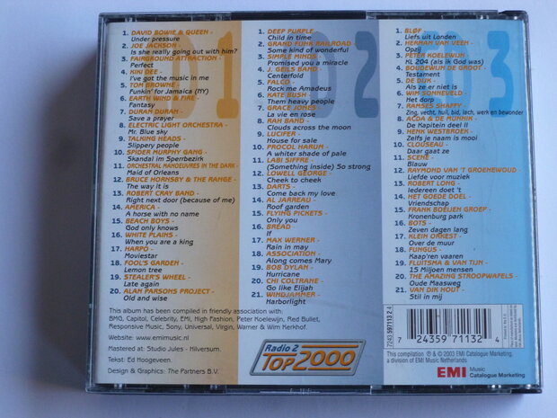 Radio 2 Top 2000 (incl Bonus cd Nederlandstalige hits) 3 CD