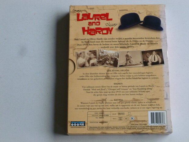 Stan Laurel and Oliver Hardy (3 DVD) shorts, utopia, the flying deuces