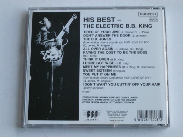 B.B. King - His Best / The Electric B.B. King (BGO records)