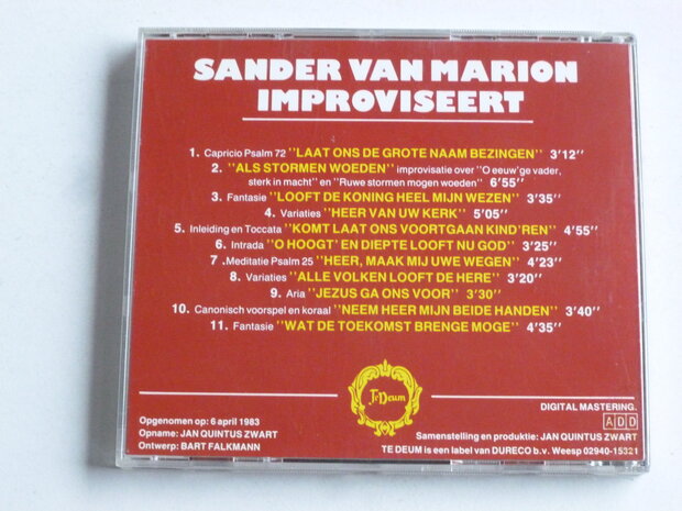 Sander van Marion - Improviseert