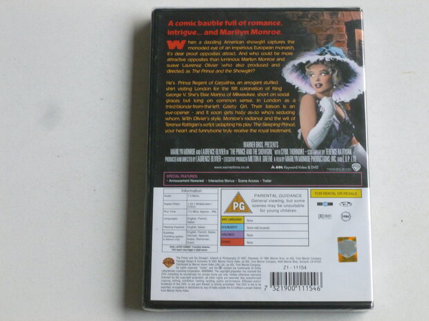 The Prince and the Showgirl - Marilyn Monroe (DVD) Nieuw