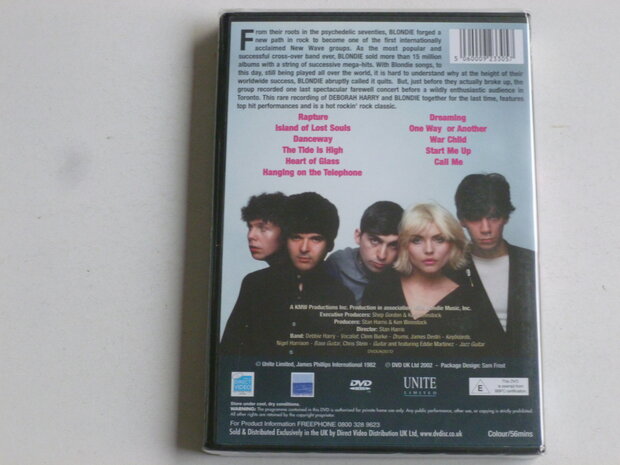 Blondie - Live! (DVD) Nieuw