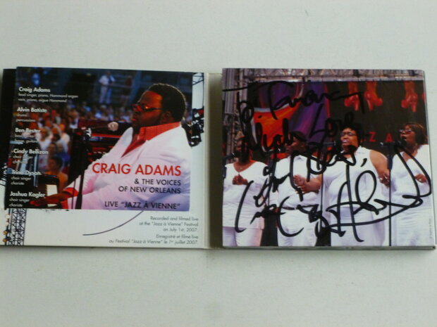 Graig Adams - From Gospel to Soul / Live Jazz a Vienne (CD + DVD) gesigneerd