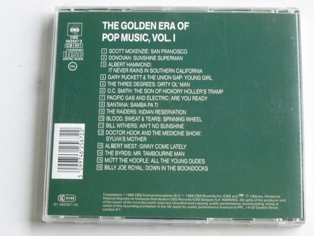 Golden Era of Pop Music volume 1