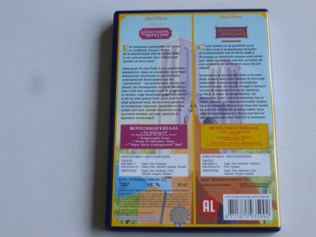 De Klokkenluider van de Notre Dame 1 & II (2 DVD)