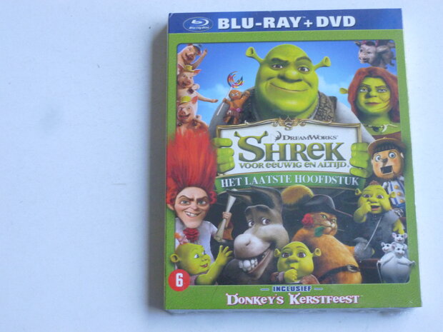 Shrek voor eeuwig en altijd / Het Laatste Hoofdstuk (Blu-ray + DVD) Nieuw