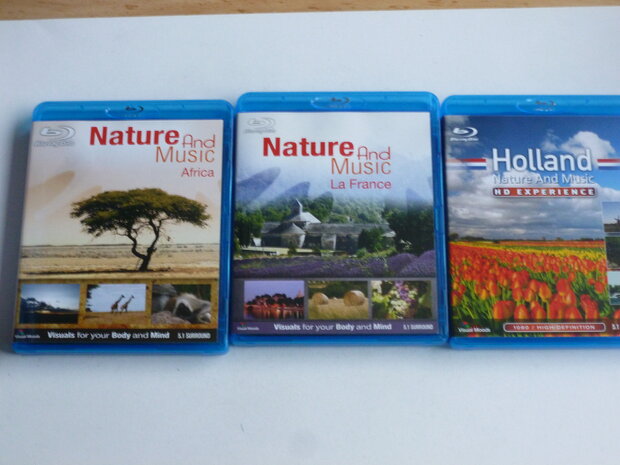 Nature and Music - La France, Holland, Africa (3 Blu-ray)