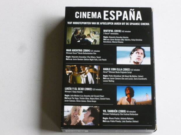 Cinema Espana - Biutiful, Mar Adentro, Hable con ella, lucia y el sexo, yo tambien (5 DVD)
