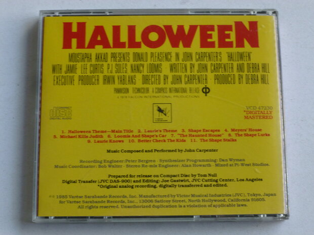 Halloween - Soundtrack / John Carpenter