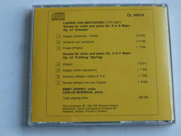 Emmy Verhey - Beethoven / Carlos Moerdijk