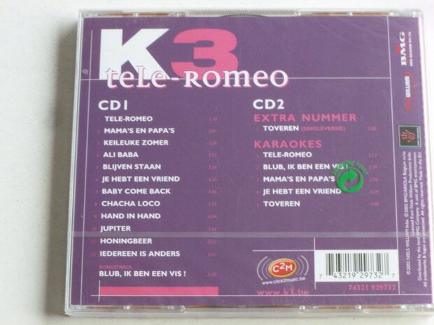 K3 - Tele Romeo (2 CD) Nieuw