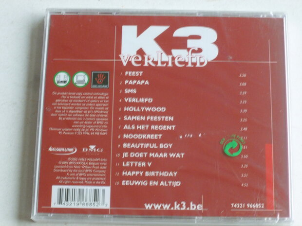 K3 - Verliefd ( CD) Nieuw