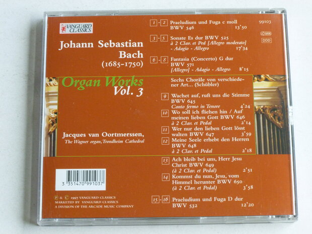 Bach - Organ Works vol. 3 / Jacques van Oortmerssen