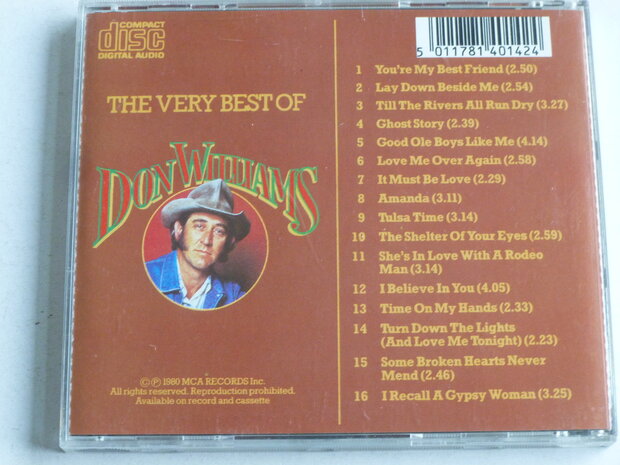 Don Williams - The very best of Don Williams