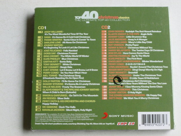 Top 40 Christmas Classics - The Ultimate Top 40 Collection (2 CD) Nieuw