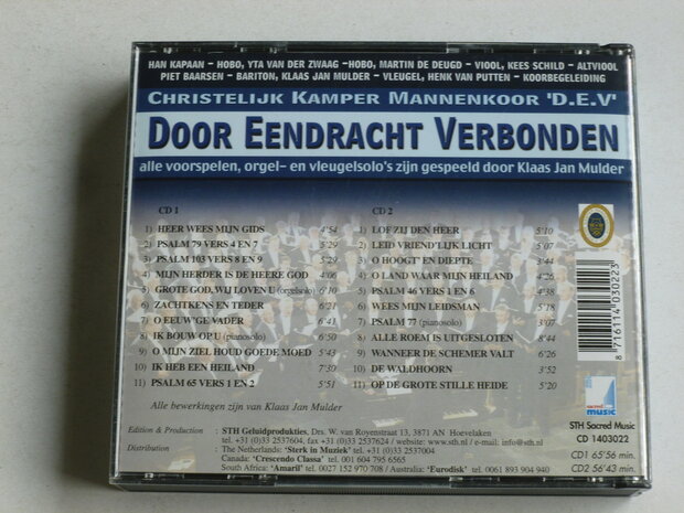 Door Eendracht Verbonden - Klaas Jan Mulder, van Putten (2 CD)