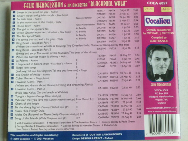 Felix Mendelssohn - Blackpool Walk