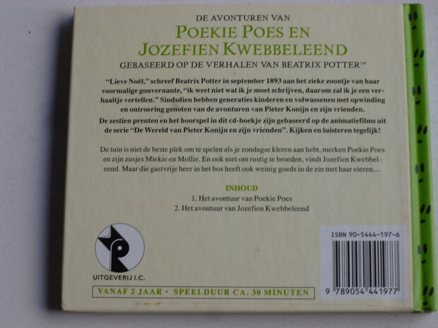De Avonturen van Poekie Poes en Jozefien Kwebbeleend ( CD boekje)