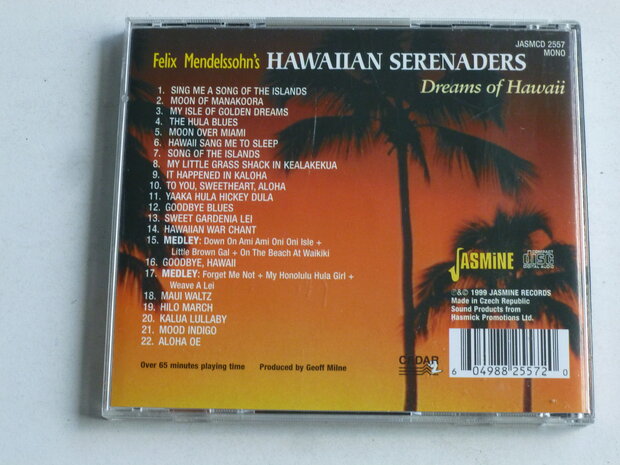 Felix Menderlssohn's Hawaiian Serenaders - Dreams of Hawaii