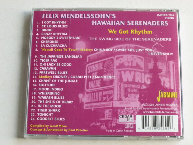 Felix Menderlssohn's Hawaiian Serenaders - We got Rhythm