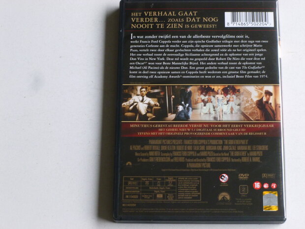 The Godfather part II ( Al Pacino, Robert de Niro) DVD