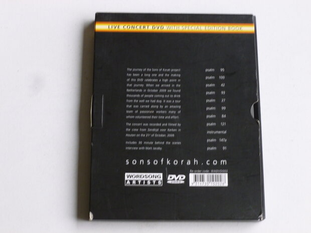 Sons of Korah - Live in the Netherlands (Boek + DVD)