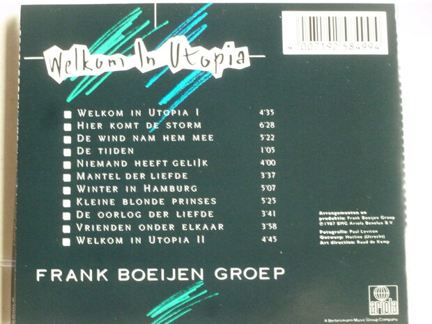 Frank Boeijen - Welkom in Utopia