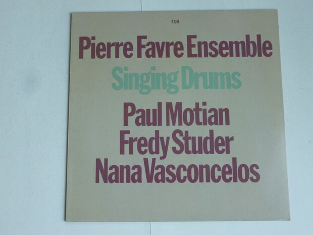 Pierre Favre Ensemble - singing Drums (LP)