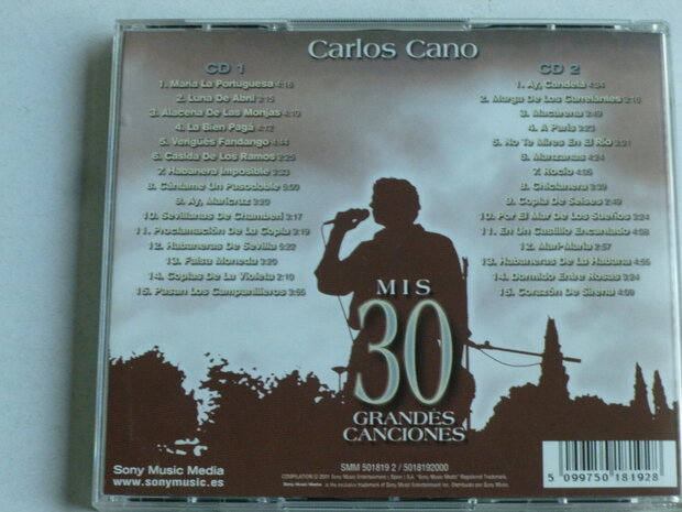 Carlos Cano - Mis 30 Grandes Canciones (2 CD)