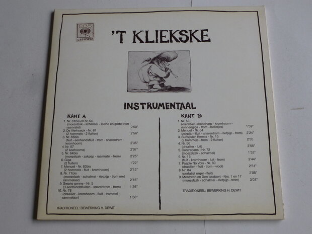 't Kliekske - Instrumentaal (LP)