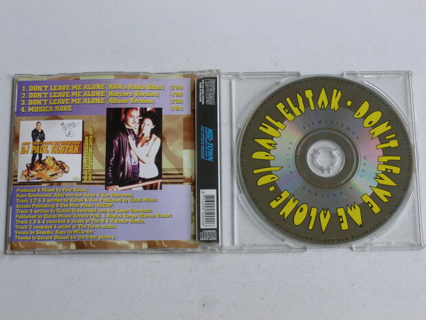 DJ Paul Elstak - Don't leave me alone (CD Single)