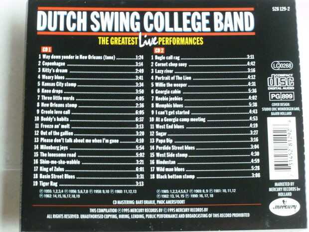 Dutch Swing College Band - The Greatest Live Performances (2 CD)