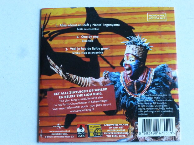 Disney's The Lion King - Alles ademt en leeft (CD Single)