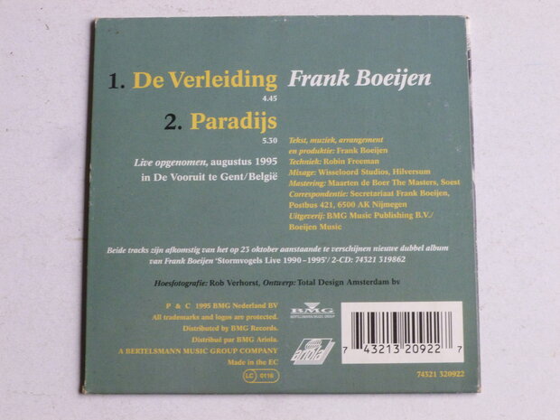 Frank Boeijen - De Verleiding (CD Single)
