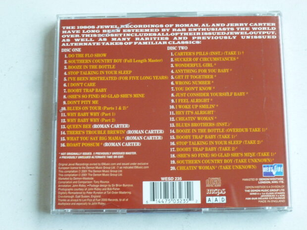 The Carter Brothers - Blues on Tour / The Jewel Recordings 1965-69 (2 CD)