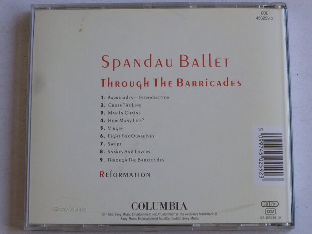 Spandau Ballet - Through the barricades