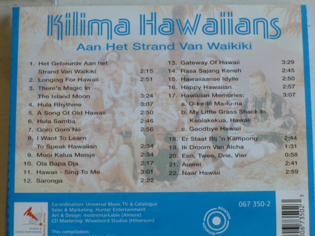 Kilima Hawaiians - Aan het strand van Waikiki