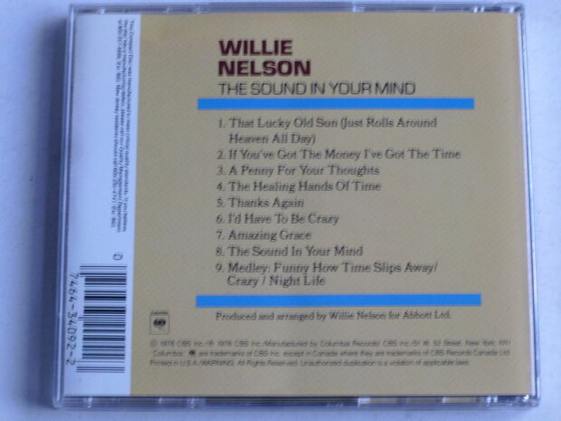 Willie Nelson - The Sound in your Mind