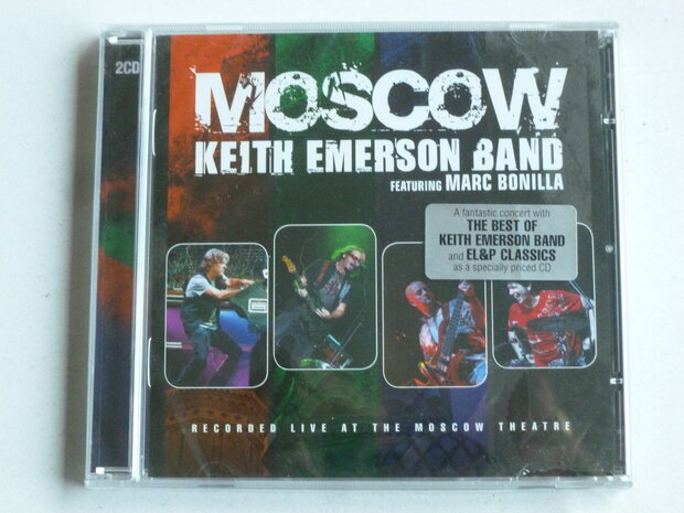Keith Emerson Band feat. Marc Bonilla - Moscow (2 CD) Nieuw